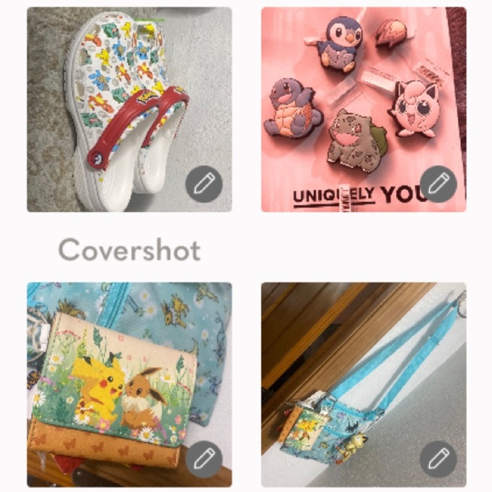 Pokémon🐊CROCS+10🔥Jibbitz+🔑⛓+Crossbody👜wallet/loungefly